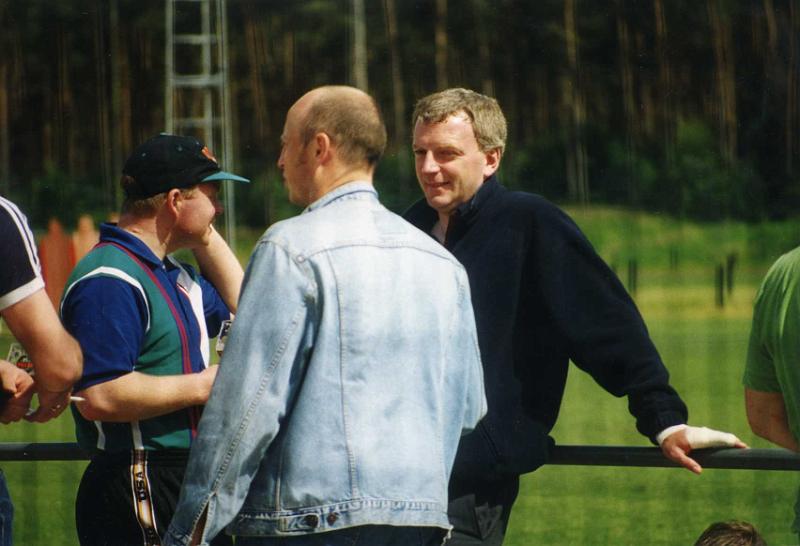 Ian Wall, Bob Brooks and Geoff Broughton with broken finger.jpg